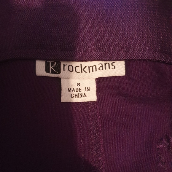 Rockmans size 8 purple stretch shorts NWT - Picture 5 of 6